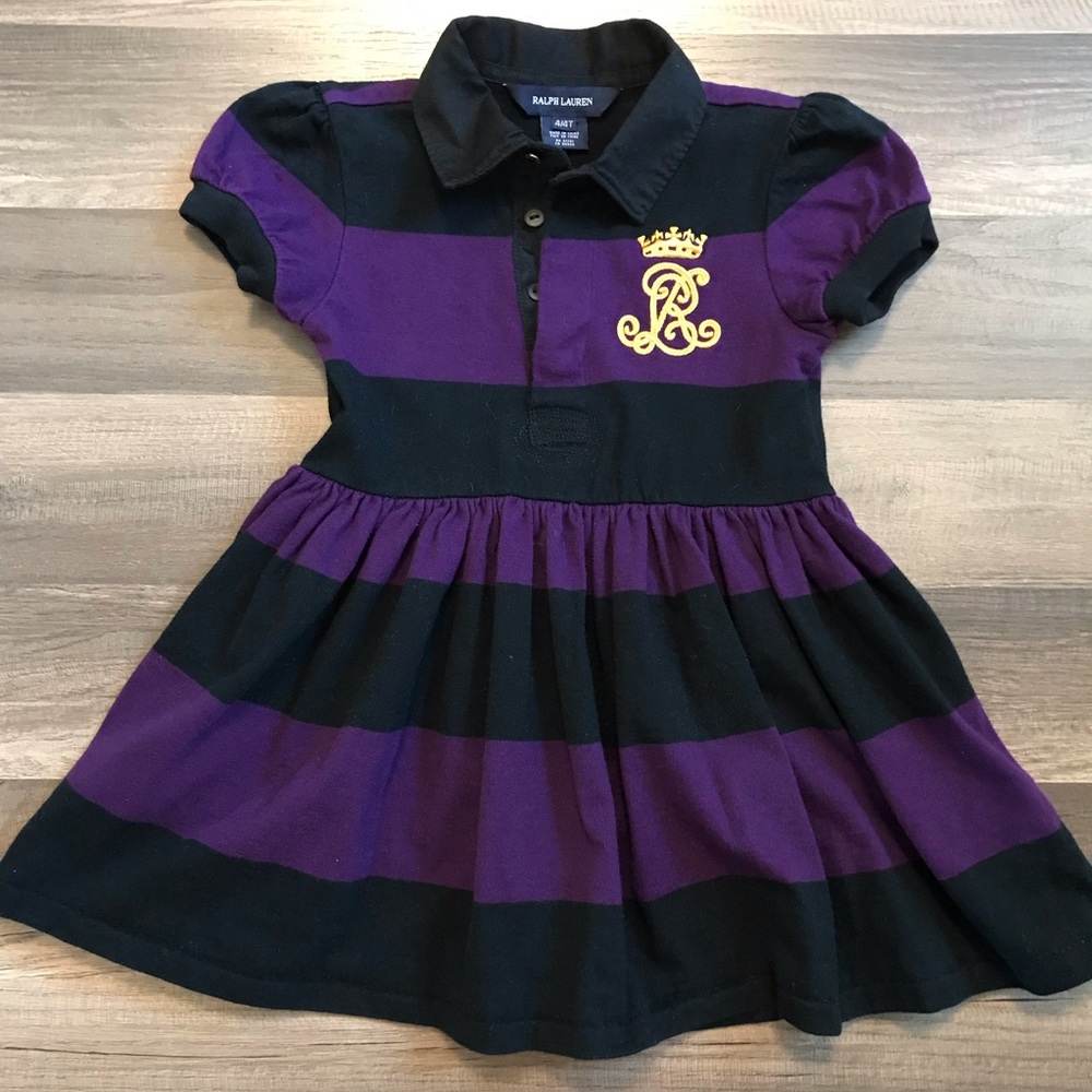 Ralph Lauren Striped Dress Size 4/4T